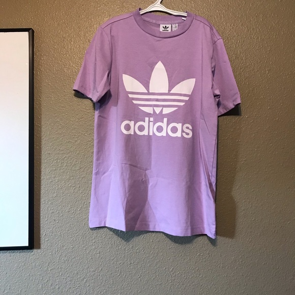 lavender adidas shirt